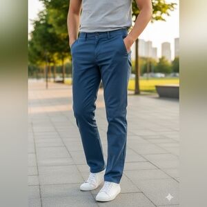 English Laundry Blue Men's Cotton Pants W 19" R 11" I 29"